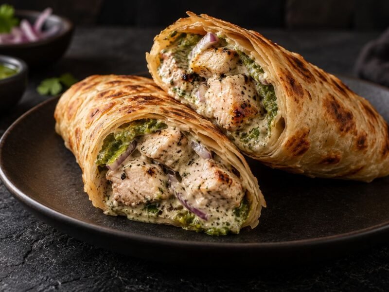 Malai Me Kathi Roll