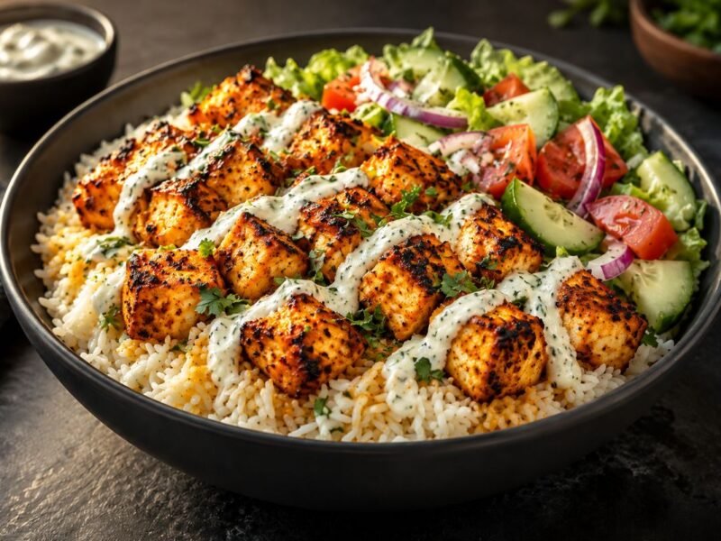 Paneer Crush Rice Bowl