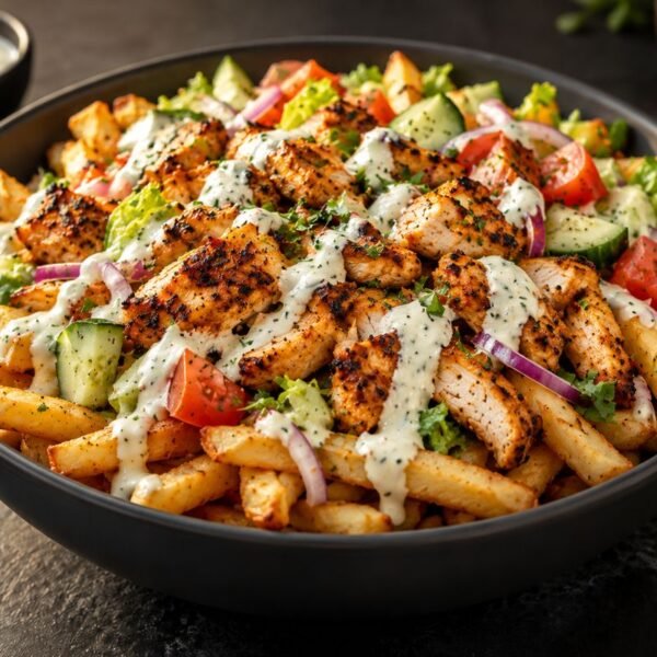 Shawarma Chicken Loaded Fries
