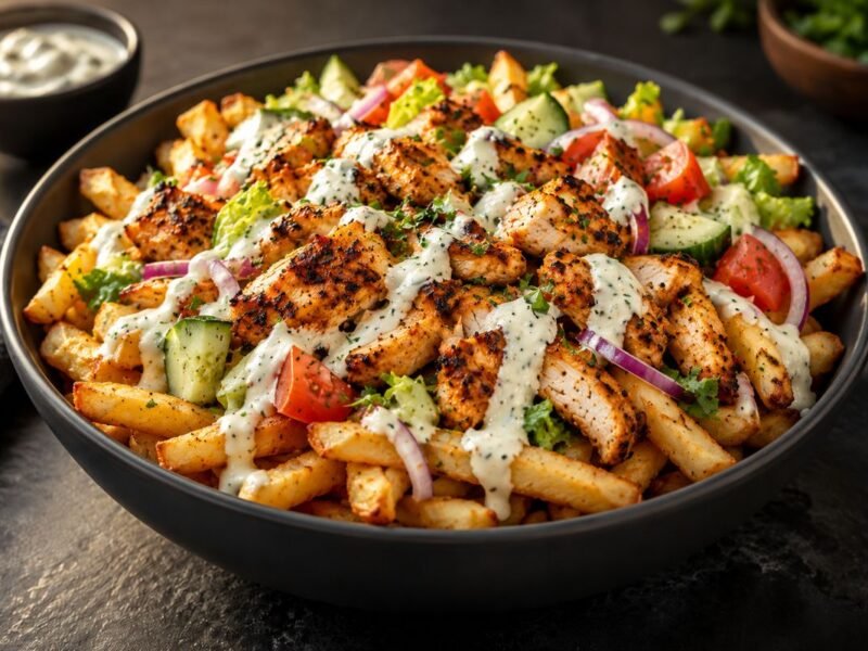 Shawarma Chicken Loaded Fries